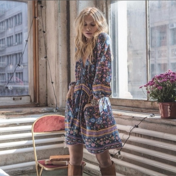 Spell Dresses & Skirts - Spell Folktown Playdress, Size Large, Navy